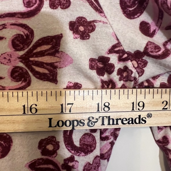 Sundance Long Sleeve Embroidered Patchwork Print Top, Women's Size L - Picture 8 of 8